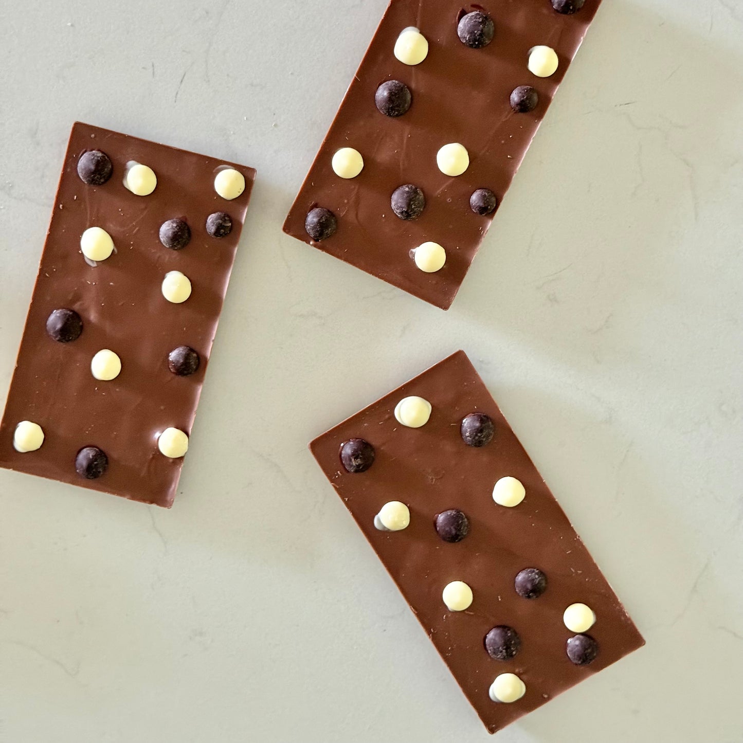 Milk Chocolate with Dark and White Buttons World Cup Bar
