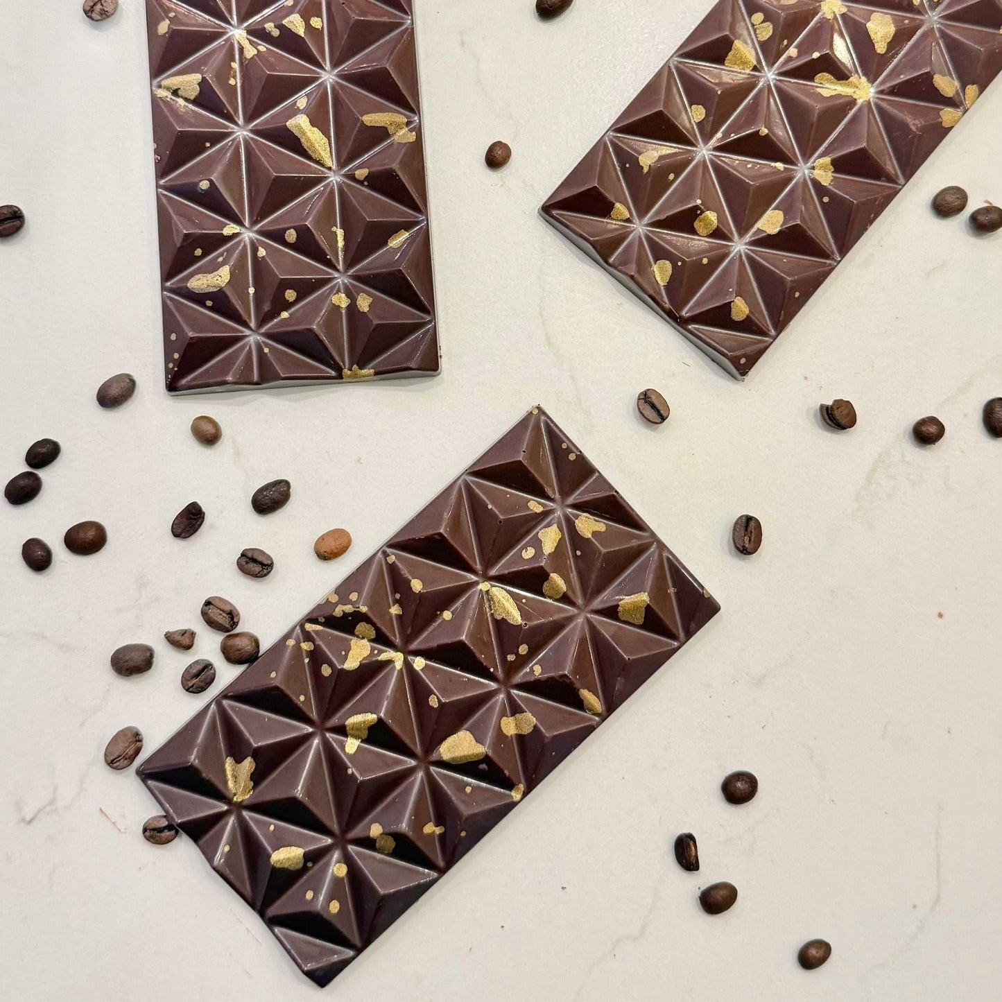 The Tiny Chocolatier x Bishop's Roast Coffee Father's Day Collaboration: Dark Chocolate with Roasted Coffee (Naturally Vegan)