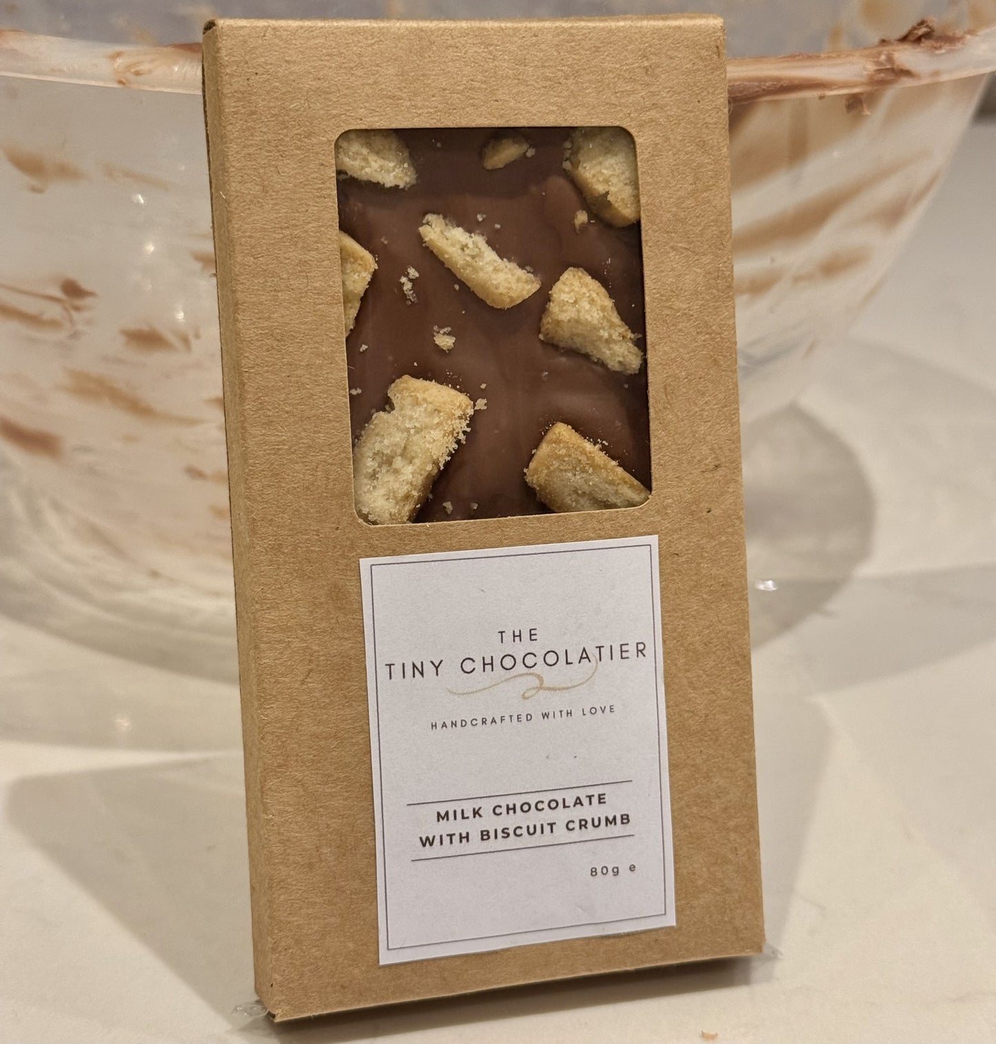 Milk Chocolate with Biscuit Crumb Bar