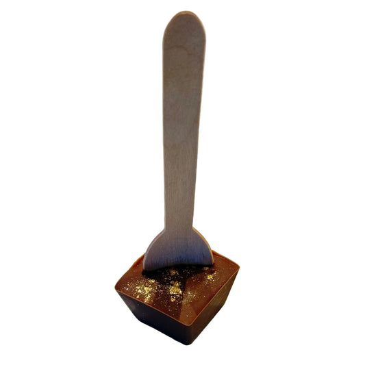 The Tiny Chocolatier Milk & Orange Crisp Hot Chocolate Stirrer