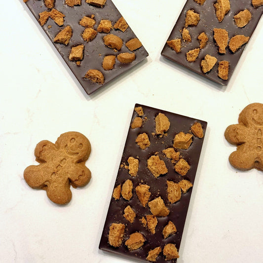 Dark Chocolate with Gingerbread Crumb