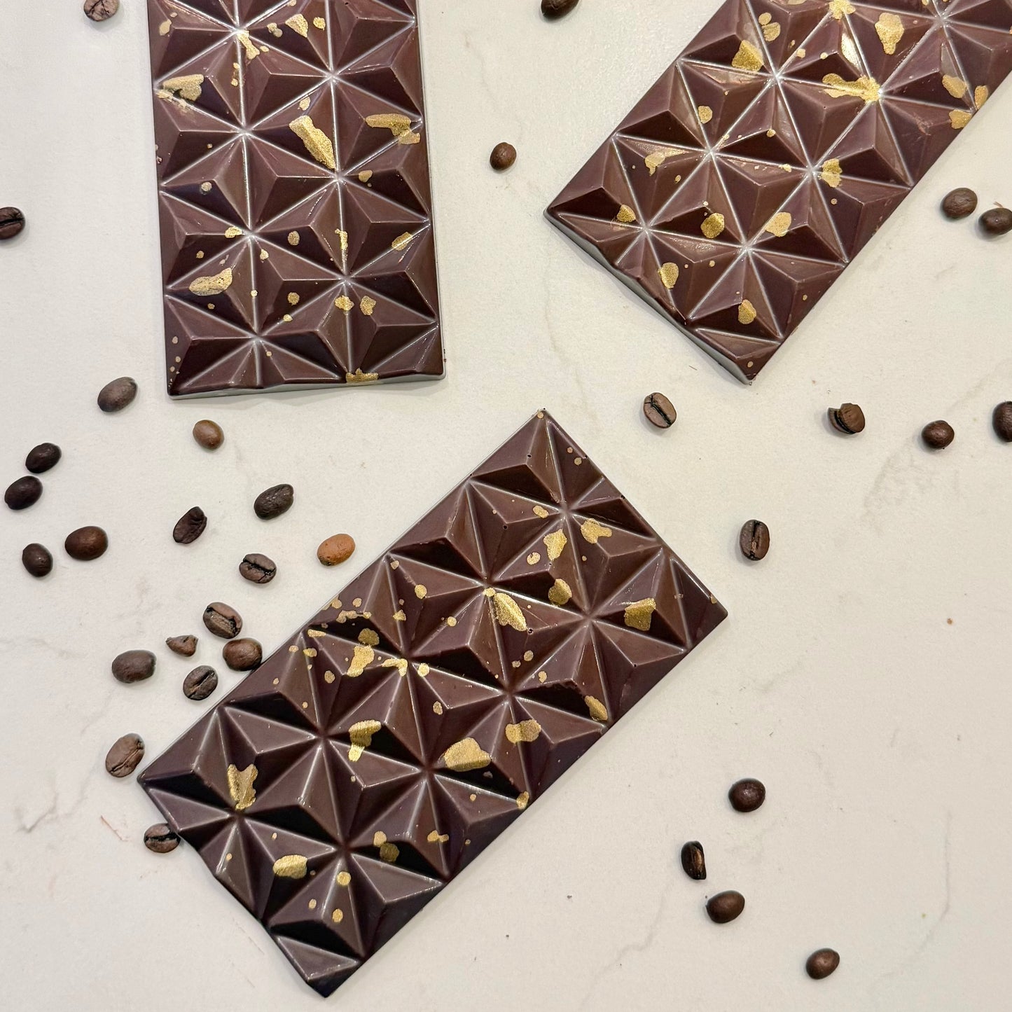 The Tiny Chocolatier x Bishop's Roast Coffee Father's Day Collaboration: Dark Chocolate with Roasted Coffee (Naturally Vegan)